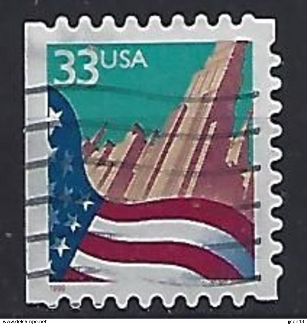 USA  1999  Flag (o) Mi.3091 BHl - Gebraucht