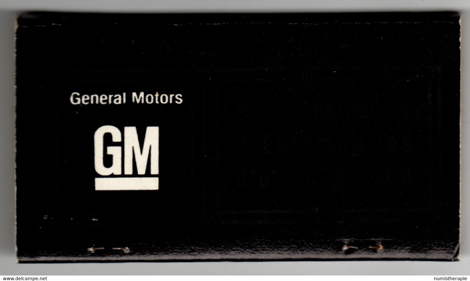 FR : General Motors (France)  Gennevilliers Sur Seine - Matchboxes