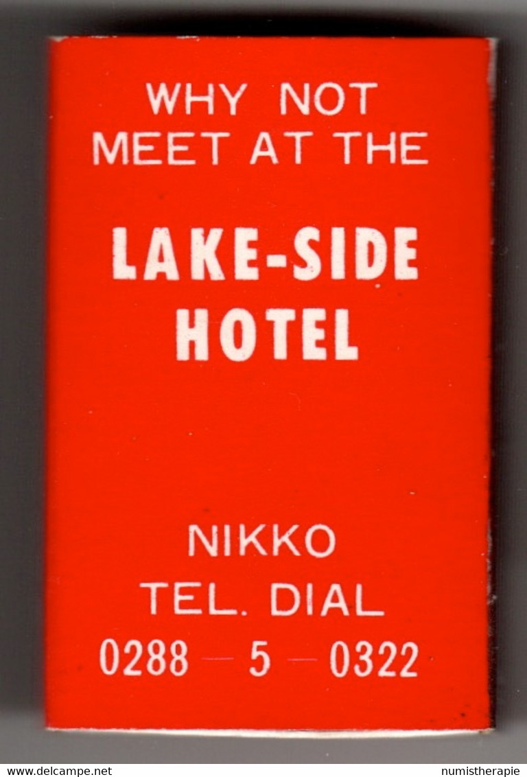 Japon : The Lake-Side Hotel - Lac Chuzenji Près De Nikko Vers 1960? - Boites D'allumettes