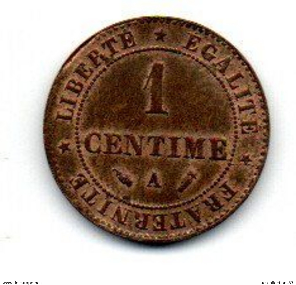 Cérès -  1 Centime 1887 A -  état SUP - Autres & Non Classés