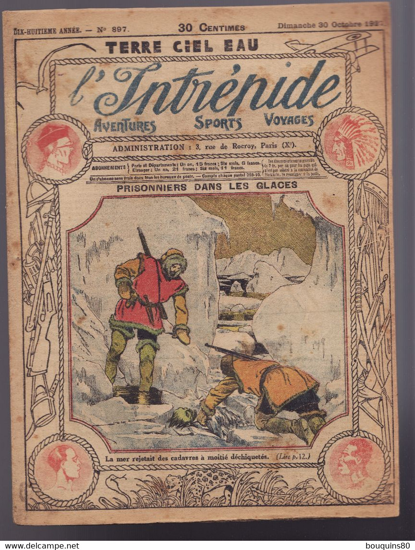 L'INTREPIDE N°897 Octobre 1927 - L'Intrépide