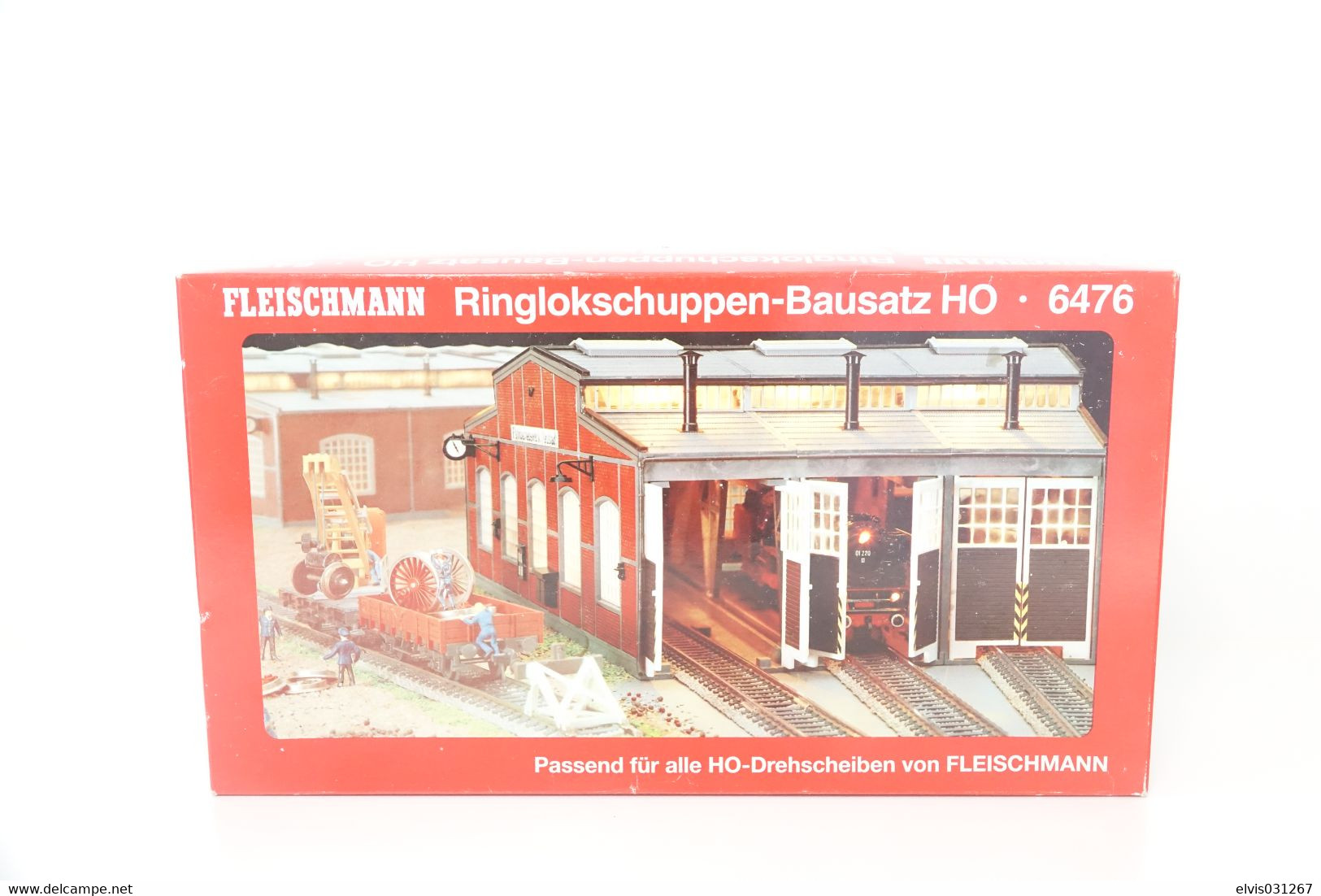 Fleischmann Model Trains - Ringlokschuppen-bausatz ( 6476) MIB NOS - HO - *** - Locomotieven