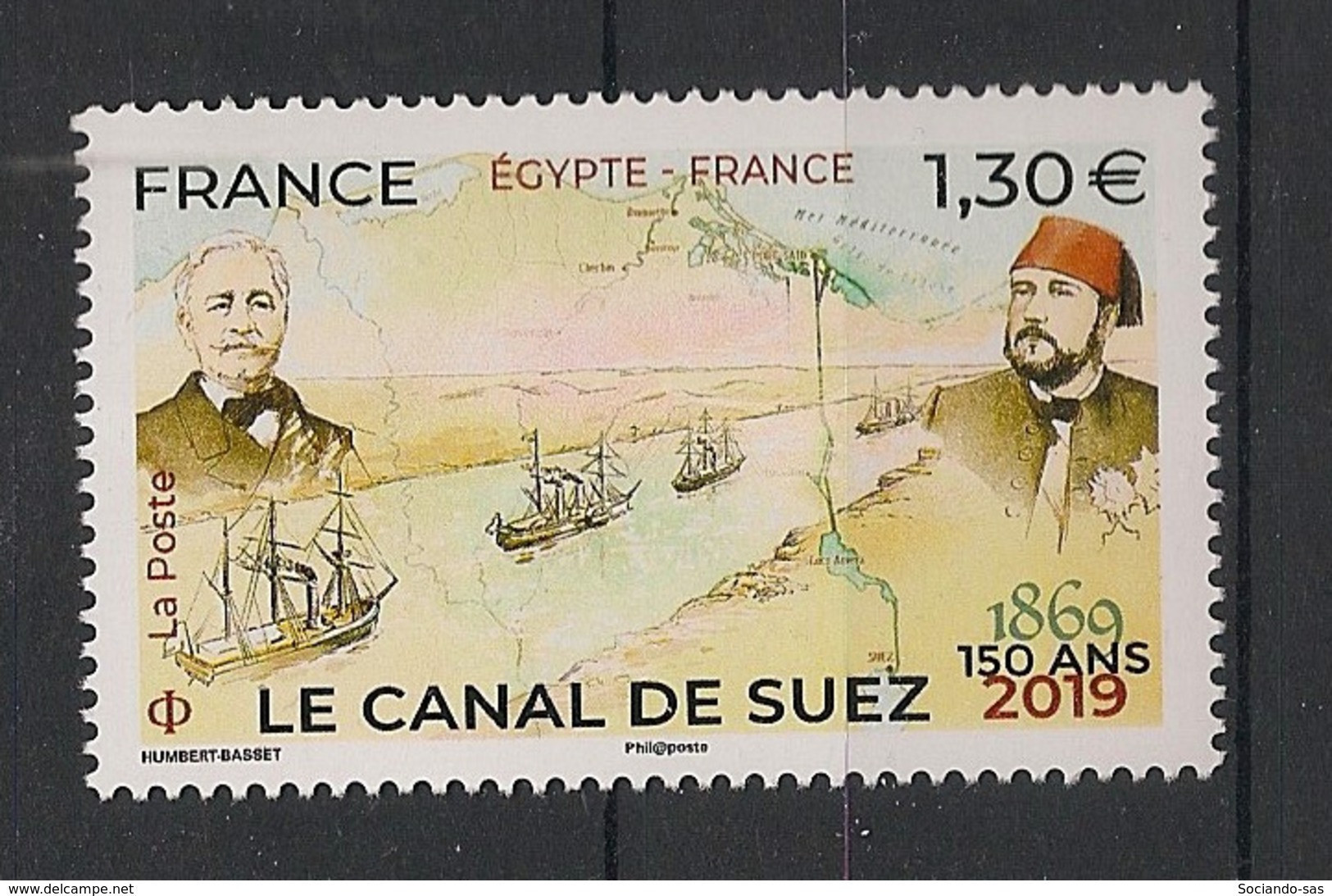 France - 2019 - N°Yv. 5347 - Canal De Suez - Neuf Luxe ** / MNH / Postfrisch - Ongebruikt