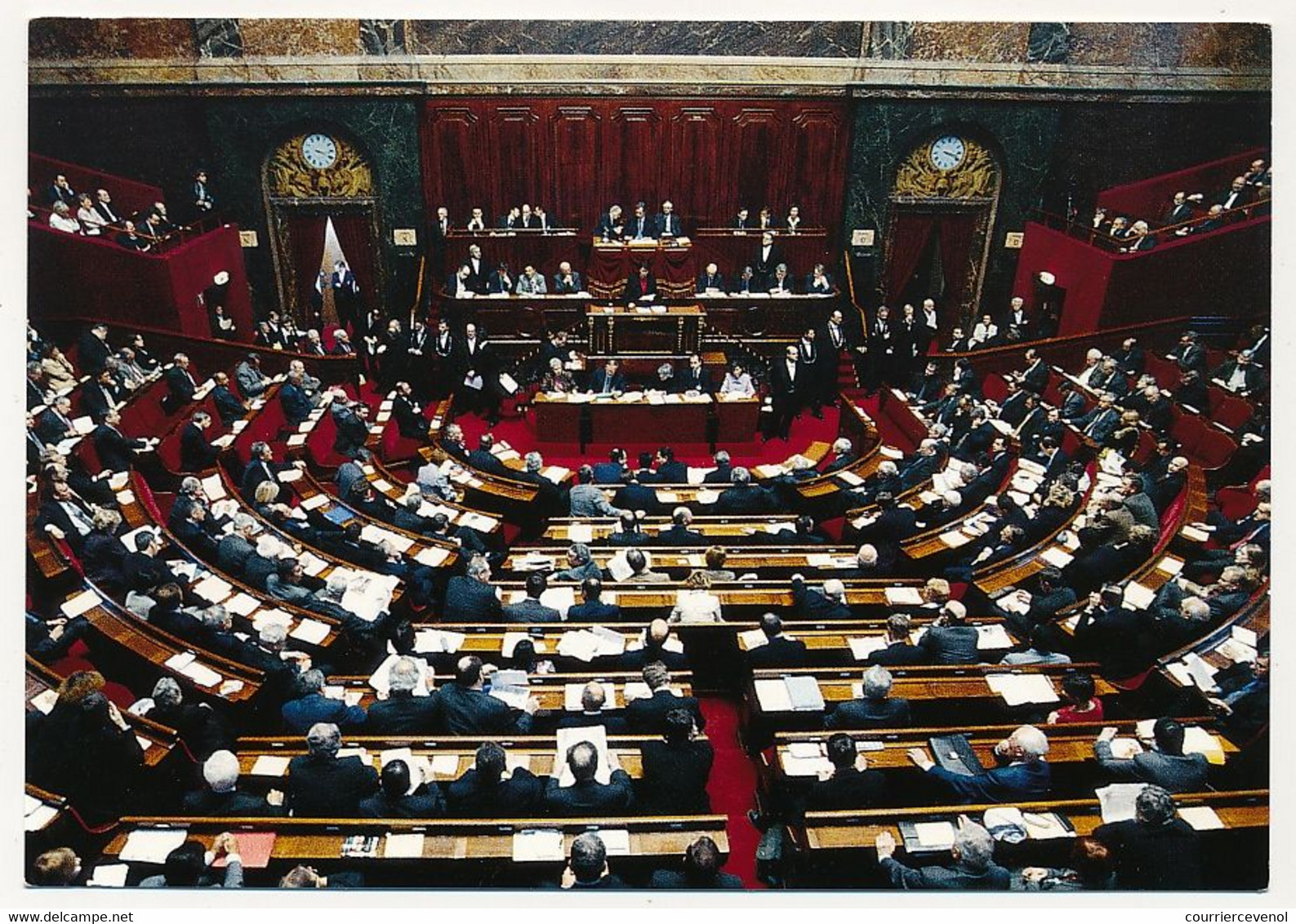 FRANCE - CPM. Affr 0,56E Bordeaux - Obl Congrès Du Parlement 22/6/2009 - Versailles / Le Congrès En Séance - Aushilfsstempel