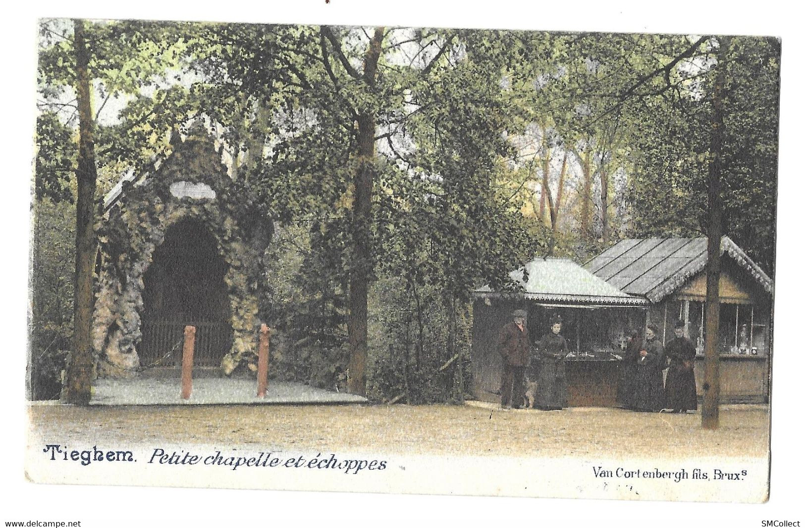 Tieghem, Petite Chapelle Et échoppes (12780) - Anzegem
