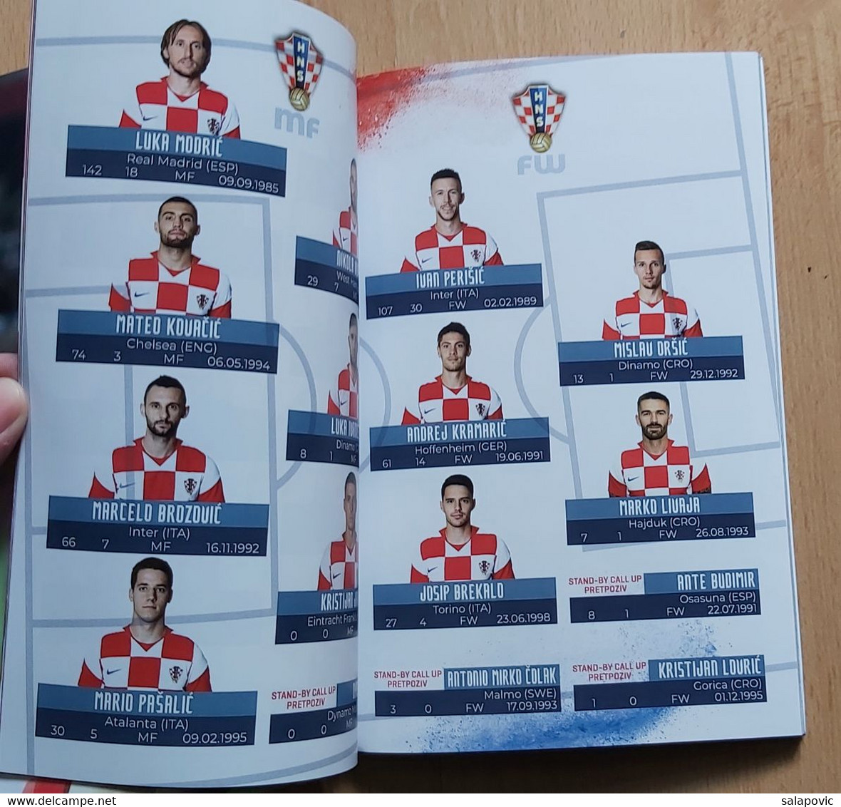 CROATIA V SLOVAKIA QUALIFICATIONS FOR FIFA WORLD CUP QATAR 2022, 11. 10. 2021 FOOTBALL CROATIA FOOTBALL MATCH PROGRAM - Books