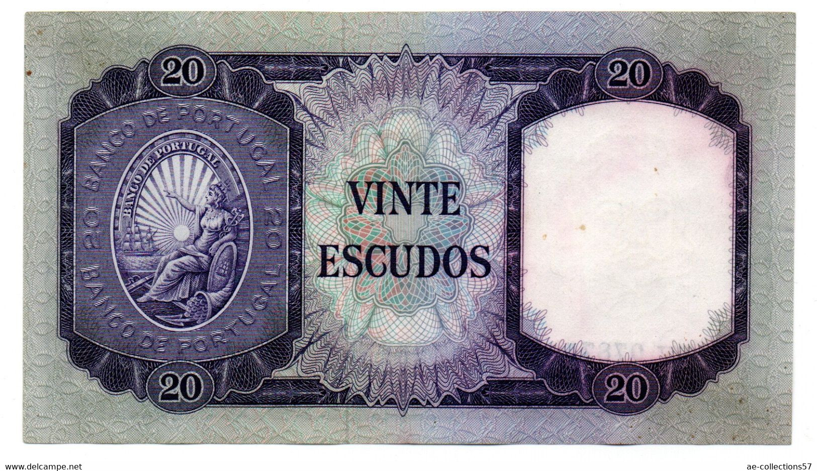 Portugal-  20 Escudos  26/7/1960 -  état  SUP - Portugal