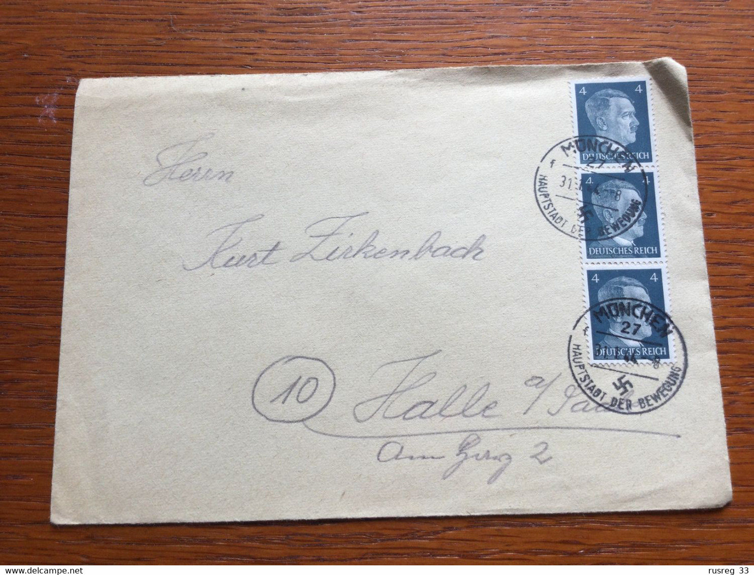 K24 Deutsches Reich 1944 Brief Von München - Lettres & Documents