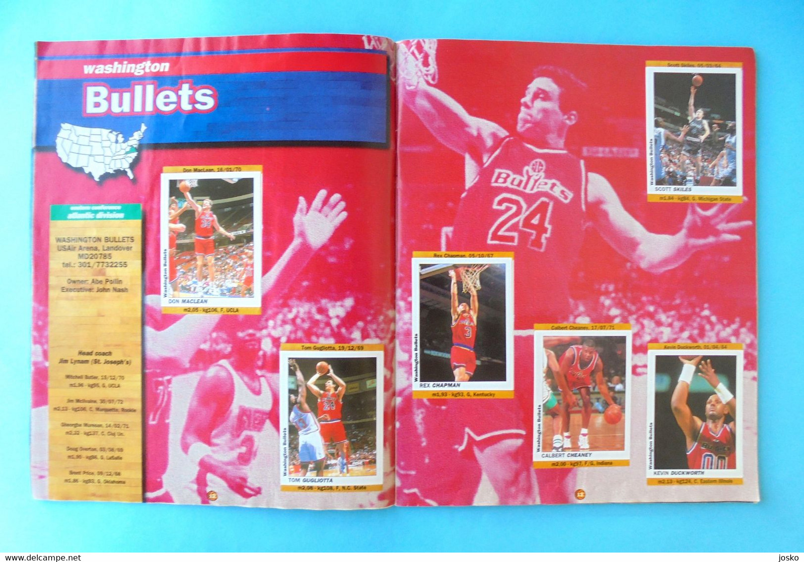 BASKETBALL (KOSARKA) USA 94-95 Croatia COMPLETE album SL Italy Michael Jordan Scottie Pippen Dennis Rodman Ewing Malone