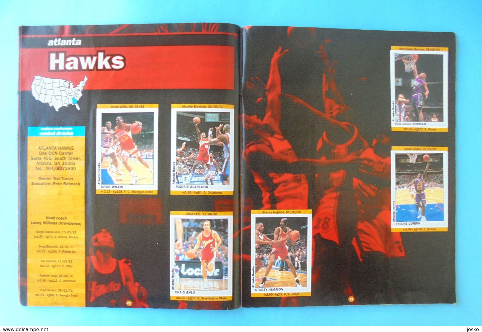 BASKETBALL (KOSARKA) USA 94-95 Croatia COMPLETE album SL Italy Michael Jordan Scottie Pippen Dennis Rodman Ewing Malone