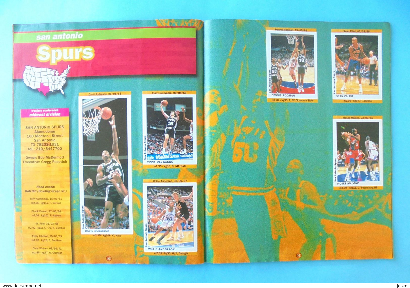 BASKETBALL (KOSARKA) USA 94-95 Croatia COMPLETE album SL Italy Michael Jordan Scottie Pippen Dennis Rodman Ewing Malone