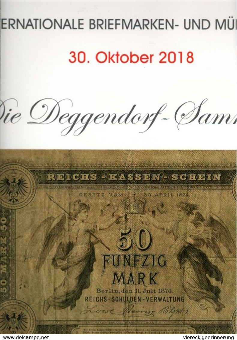 ! 2018 Auktionskatalog HBA Deutsche Banknoten Ab 1793, 325 Lose, 54 Seiten - Other & Unclassified