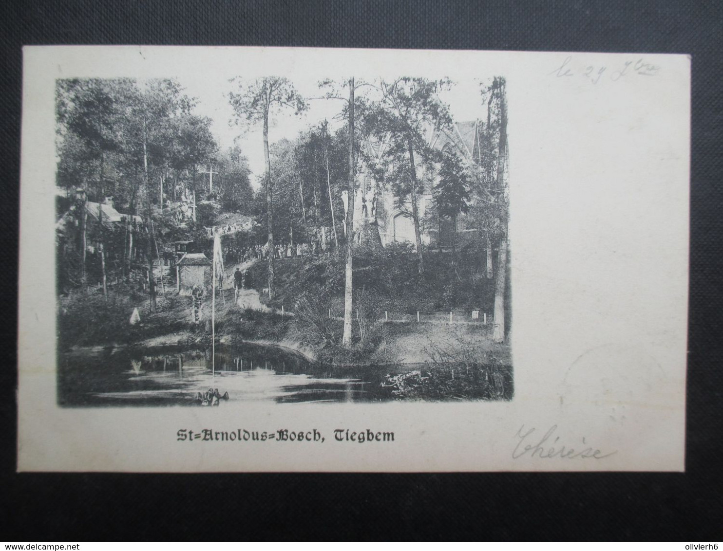 CP BELGIQUE (V2108) TIEGHEM (2 Vues) St Arnoldus Bosch - 1900 - Anzegem