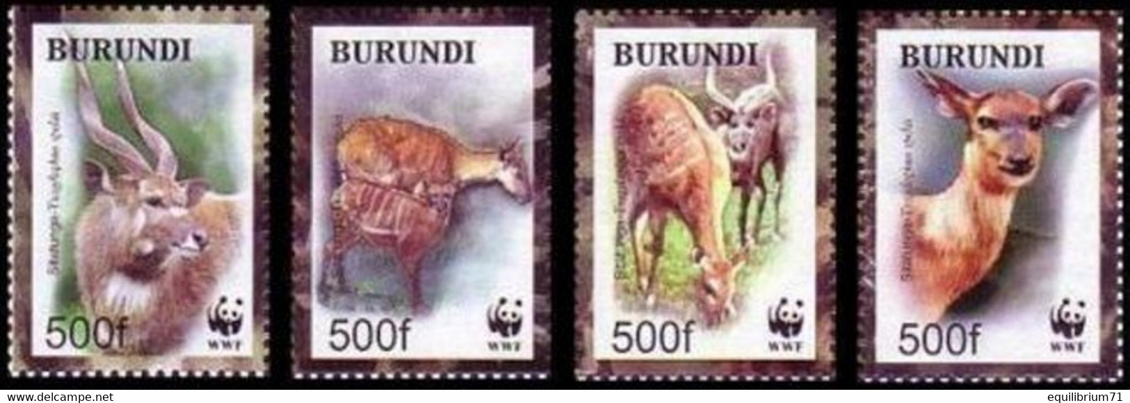 1115/1118** - Sitatunga WWF - 2004 - BURUNDI - Ungebraucht