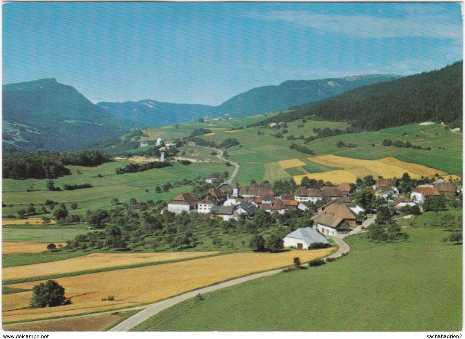 Gf. LIGNEROLLE. La Dent De Vaulion Et Le Mont D'Or. Vue Aérienne. 13078 - Lignerolle