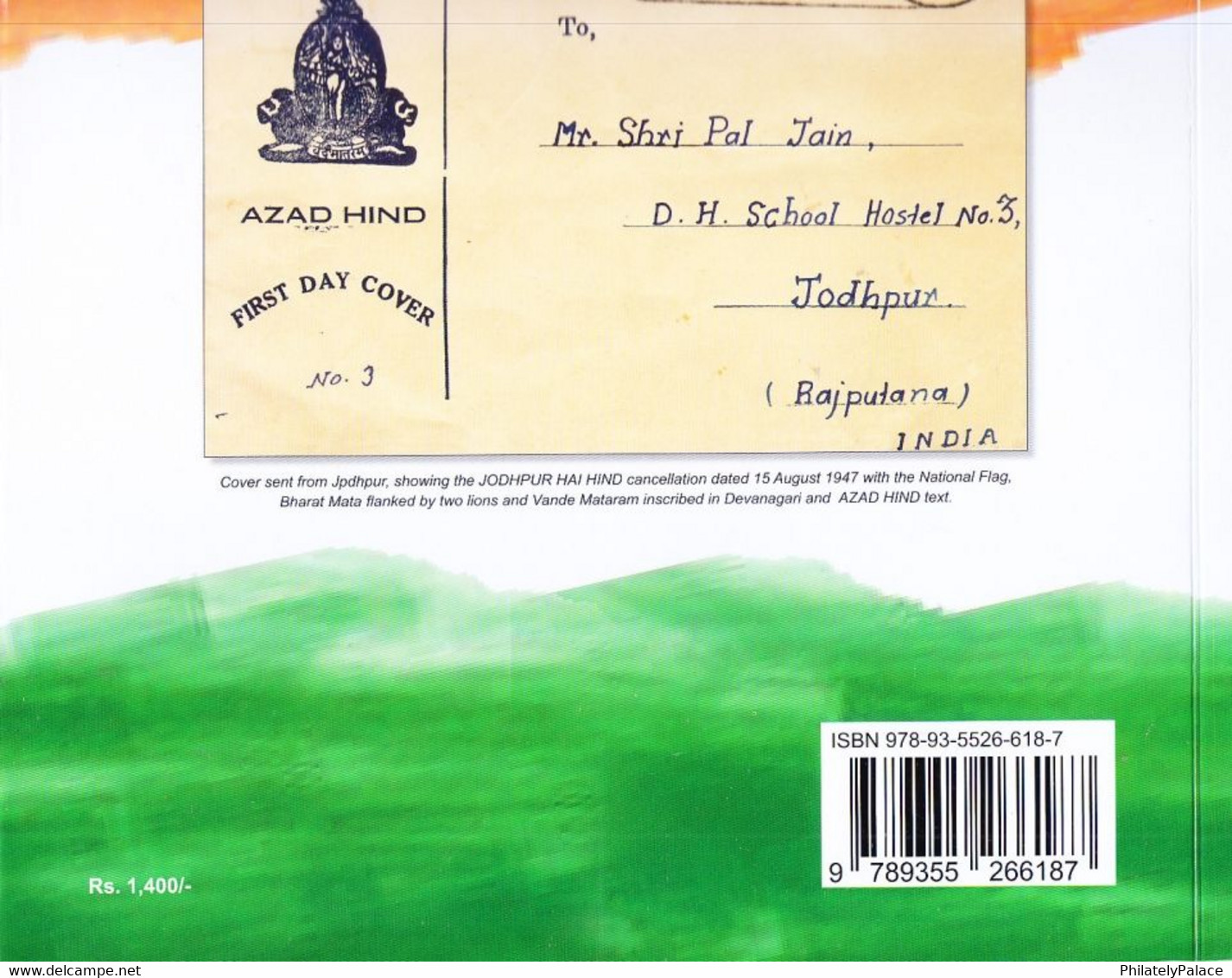 BOOK JAI HIND - THE TRUE SPIRIT OF INDIA - WITH AN ANALYSIS ON JAI HIND CANCELLATION -GANDHI BIRTH  (**) Inde Indien - Thématiques