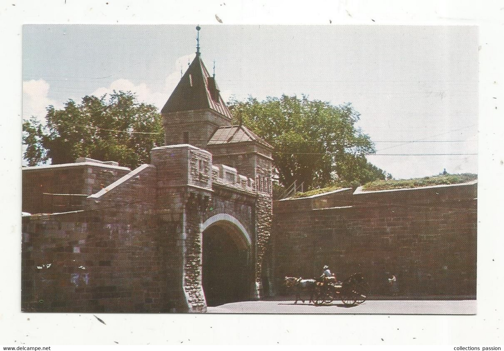 Cp, CANADA, Quebec, Portes KENT, Kent Gates , Photo Laval Couët, écrite - Québec – Les Portes