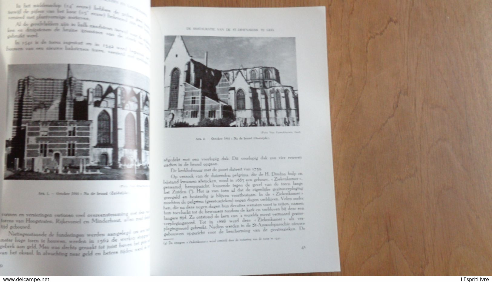 BULLETIN DE LA COMMISSION ROYALE DES MONUMENTS VI 1955 Architecture Kerk Geel Leuven C de Wiart Iconographie St Lambert