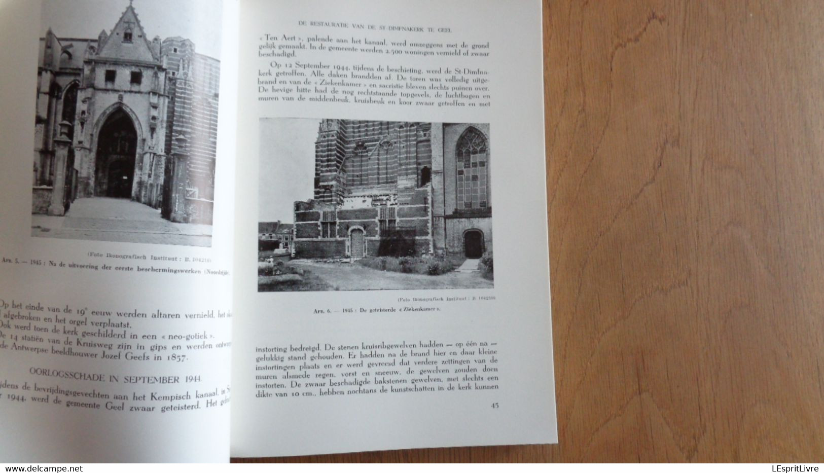 BULLETIN DE LA COMMISSION ROYALE DES MONUMENTS VI 1955 Architecture Kerk Geel Leuven C de Wiart Iconographie St Lambert