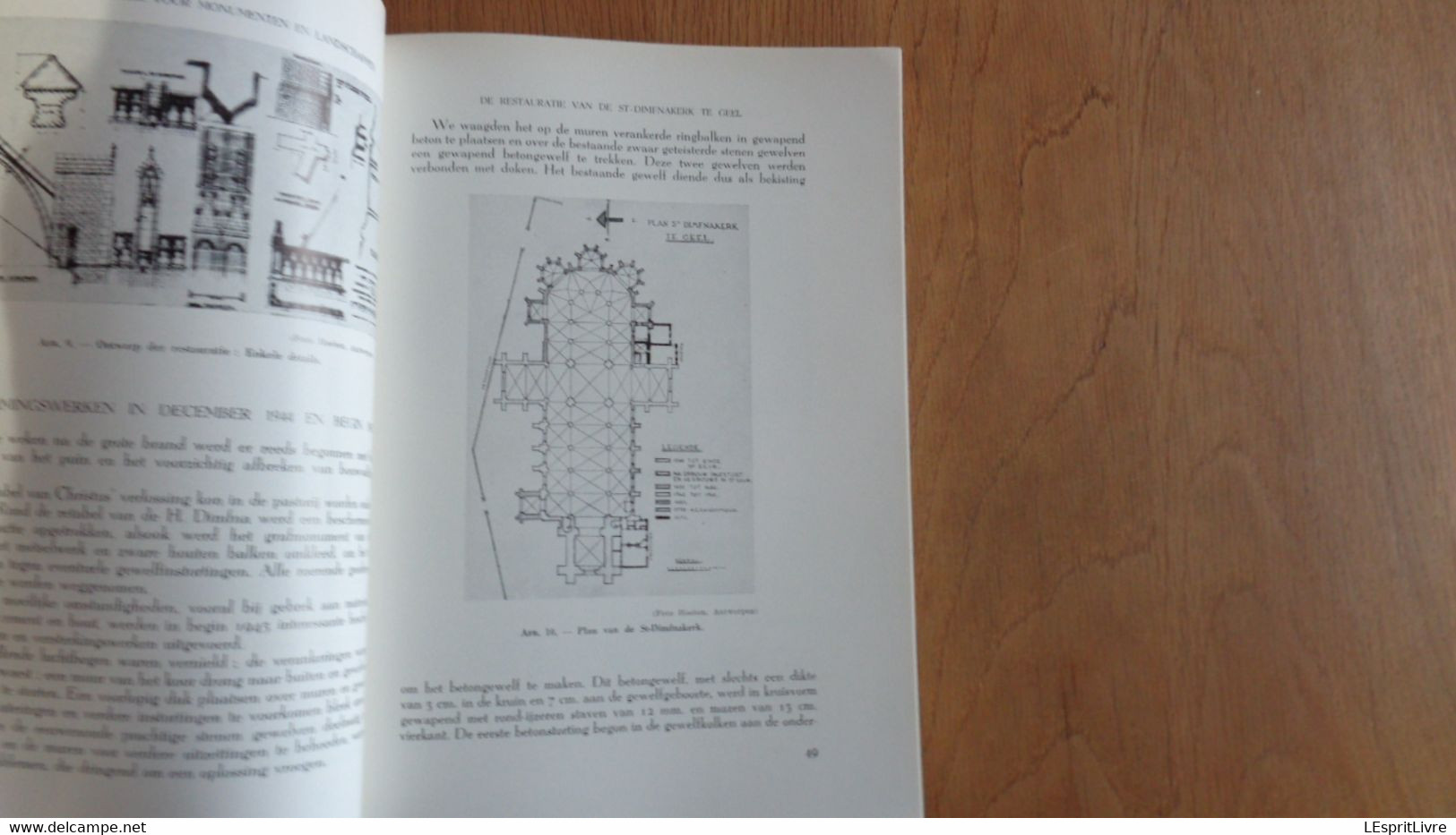 BULLETIN DE LA COMMISSION ROYALE DES MONUMENTS VI 1955 Architecture Kerk Geel Leuven C de Wiart Iconographie St Lambert