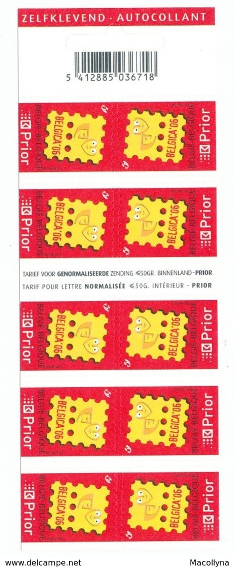 Boekje 64**/ Carnet 64 Logo Belgica 2006  -   3528** MNH - Zonder Classificatie