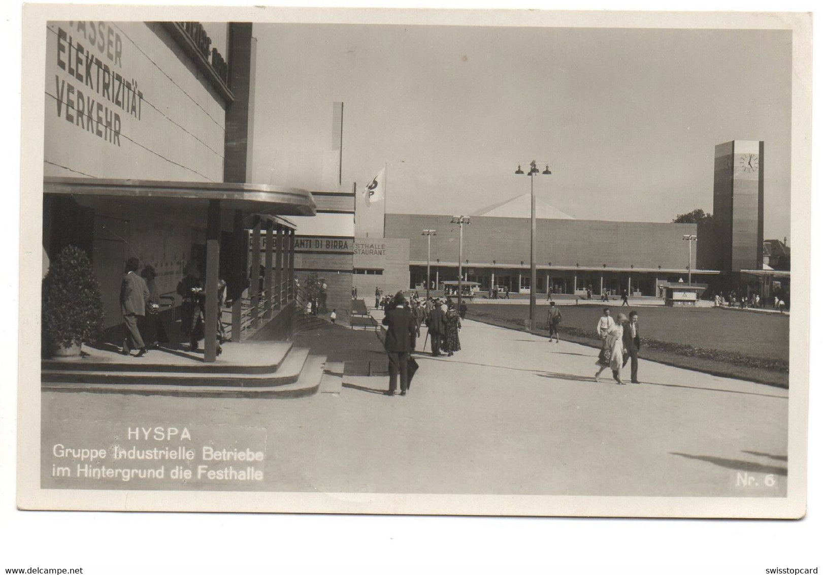 BERN Ausstellung Hyspa Gruppe Industrie Betriebe Festhalle Gel. 1931 N. Brienzwiler - Wiler