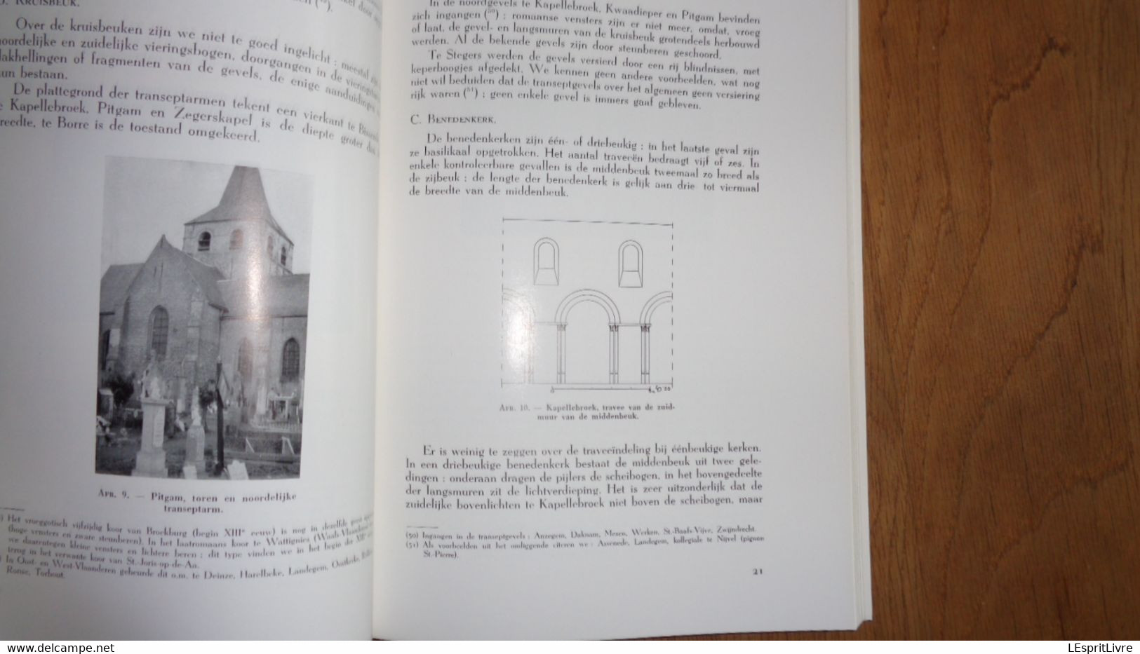 BULLETIN DE LA COMMISSION ROYALE DES MONUMENTS IX 1958 Architecture Kerk Romaanse Kerken Vlaanderen Lys Flandre