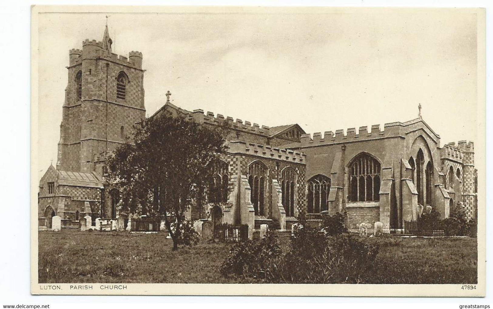 Bedfordshire Luton Parish Church Unused - Otros & Sin Clasificación