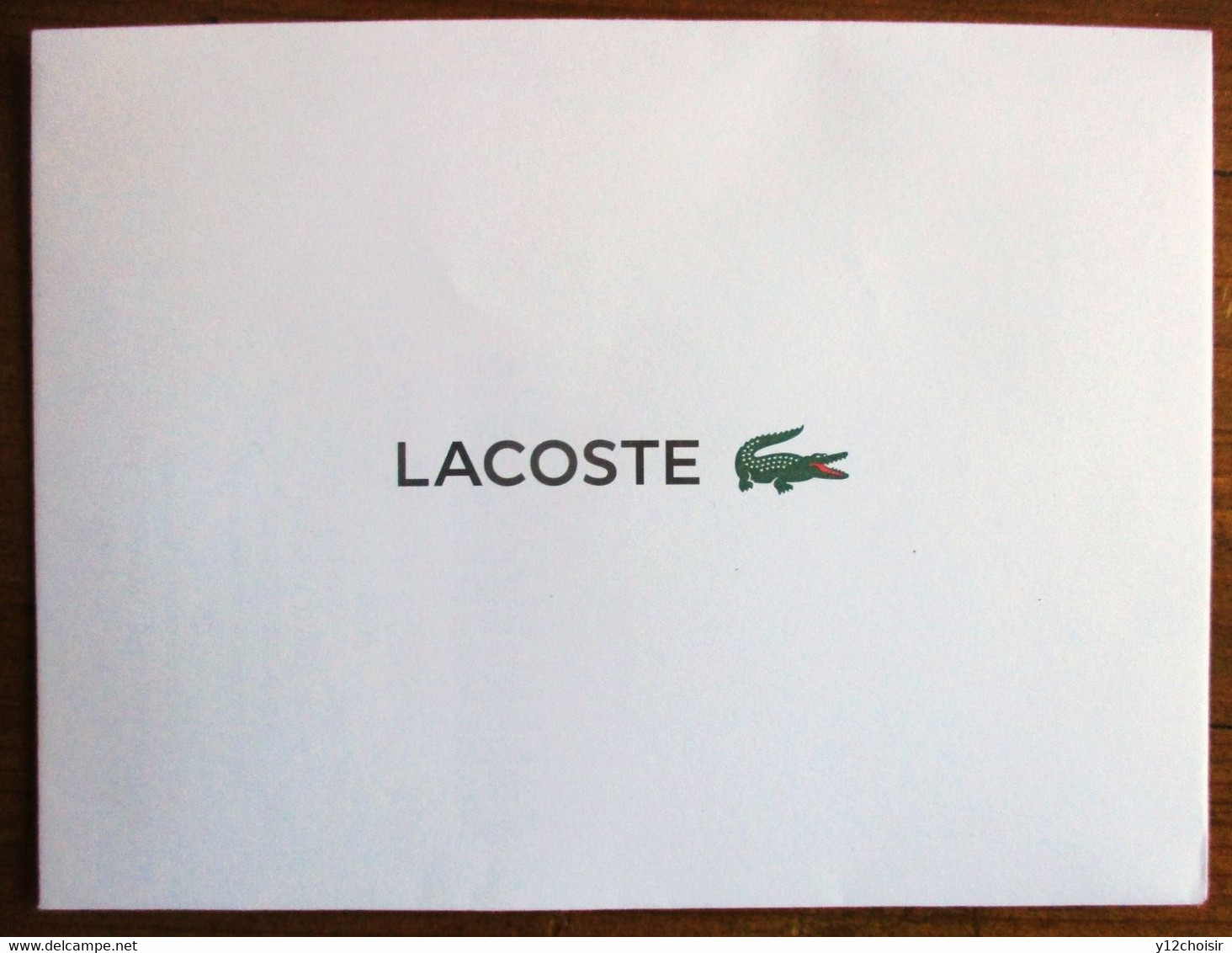 ENVELOPPE LACOSTE CROCODILE TENNIS - Autres & Non Classés