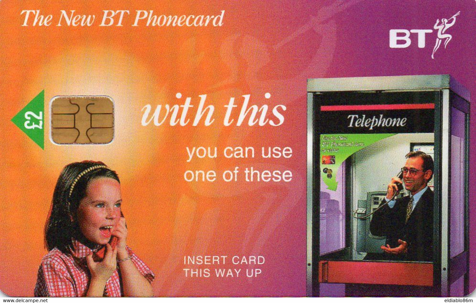 UNITED KINGDOM - CHIP CARD - WITH THIS - BT Generale