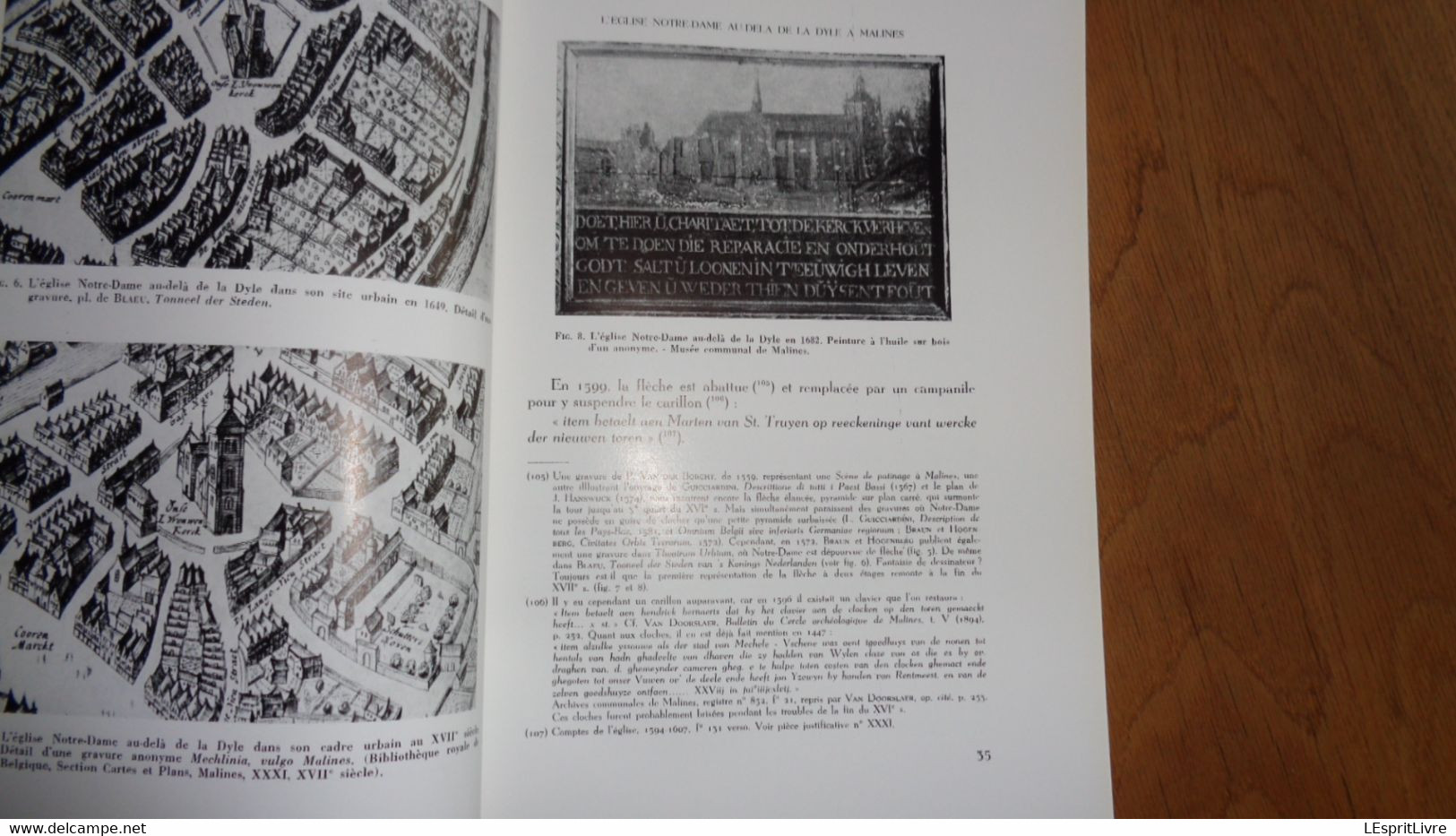 BULLETIN DE LA COMMISSION ROYALE DES MONUMENTS XIII 1962 Architecture Kerk Eglise N D Dyle Malines Mechelen Vlaanderen