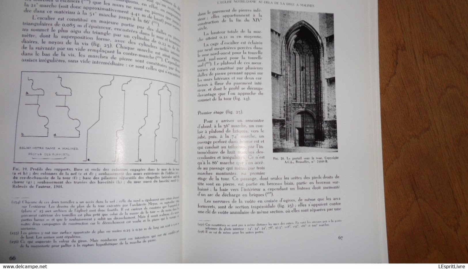 BULLETIN DE LA COMMISSION ROYALE DES MONUMENTS XIII 1962 Architecture Kerk Eglise N D Dyle Malines Mechelen Vlaanderen