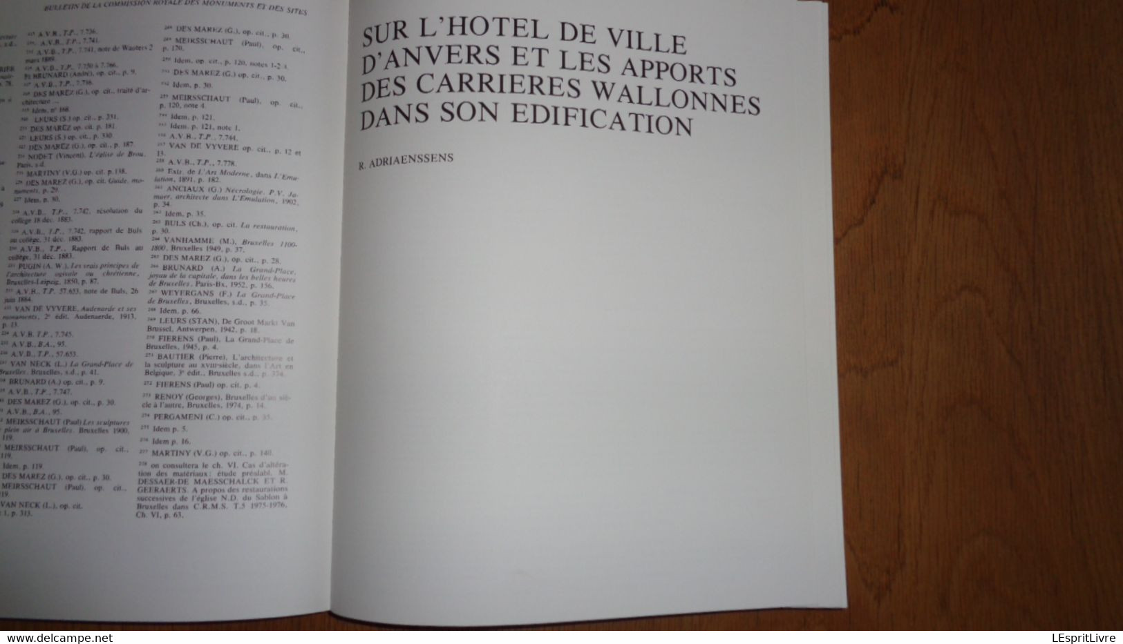 BULLETIN DE LA COMMISSION ROYALE DES MONUMENTS T 9 1980 Semois Séchoir Tabac Château Colonster Thuin Potales Vinalmont