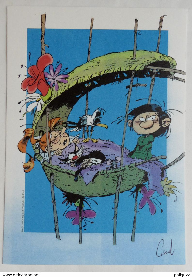 EX LIBRIS COICAULT SIGNE Hommage A GASTON FRANQUIN XL Non Numéroté - Illustrateurs A - C