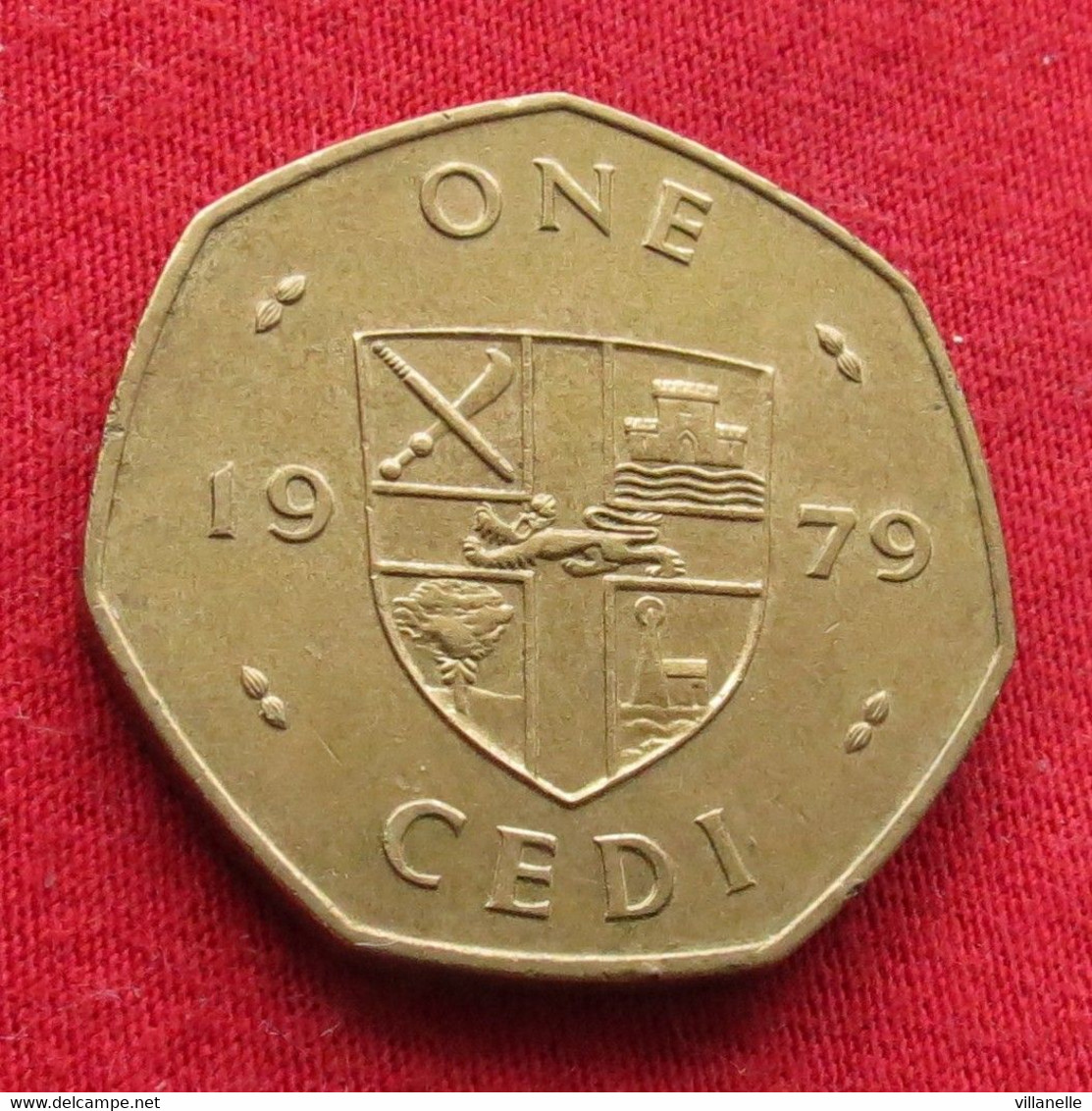 Ghana 1 One Cedi 1979 KM# 19 Lt 1137 *V2T Gana - Ghana