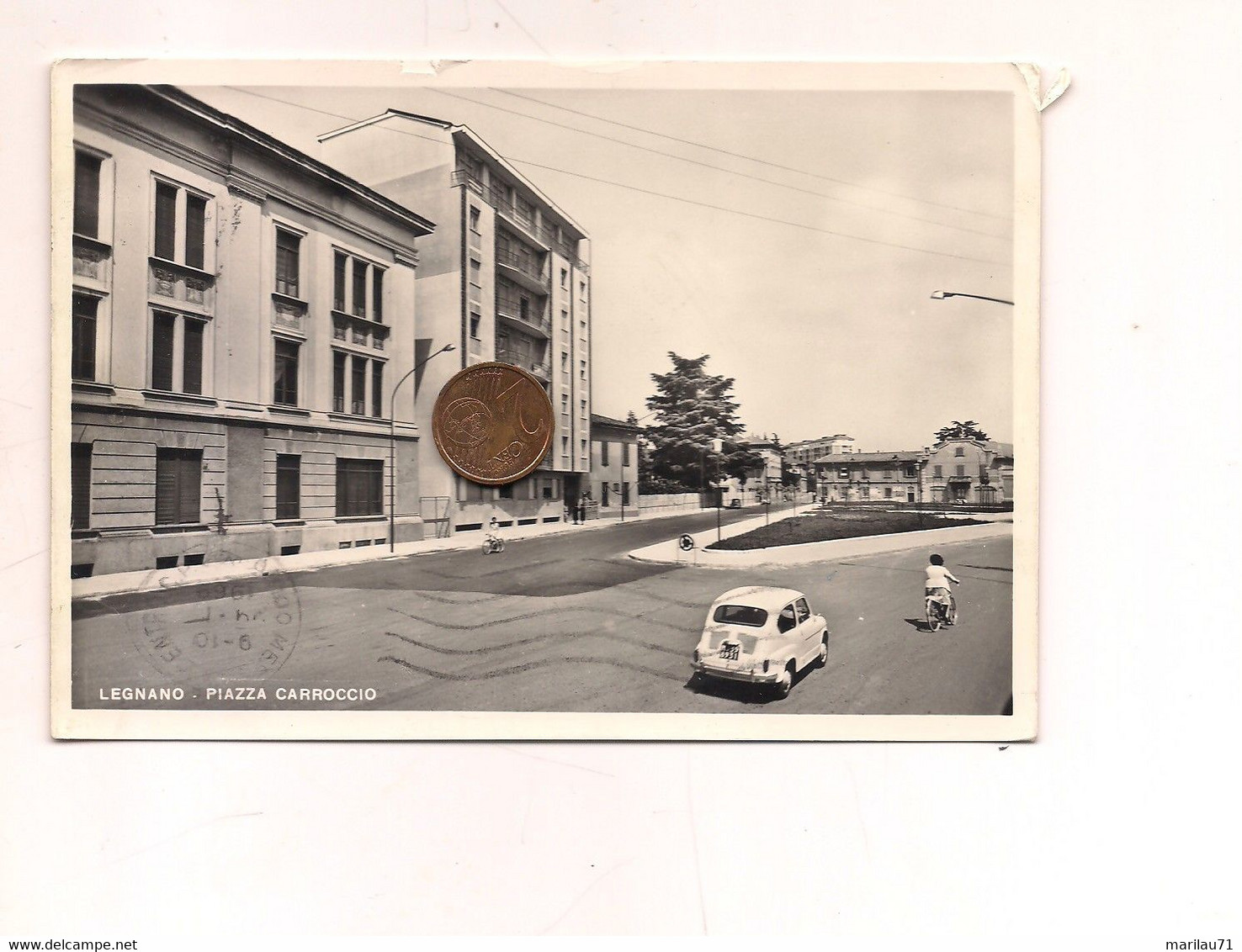 MM938 Lombardia LEGNANO Milano Piazza Carroccio 1969 Viaggiata - Legnano