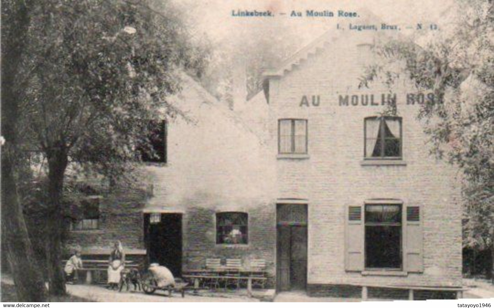 Linkebeek   Au Moulin Rose Animée N'a Pas Circulé - Linkebeek