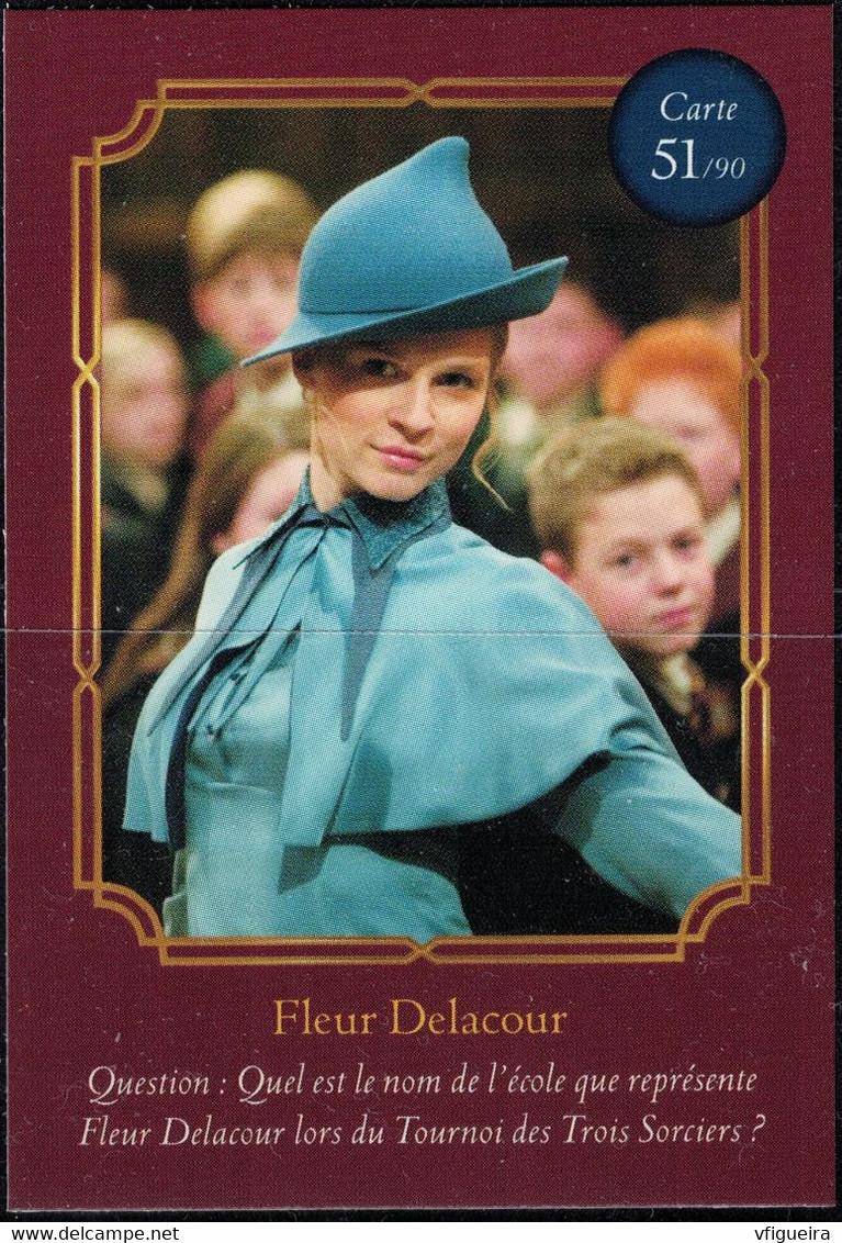 Carte Harry Potter Auchan Wizarding World Fleur Delacour N° 51 - Harry Potter