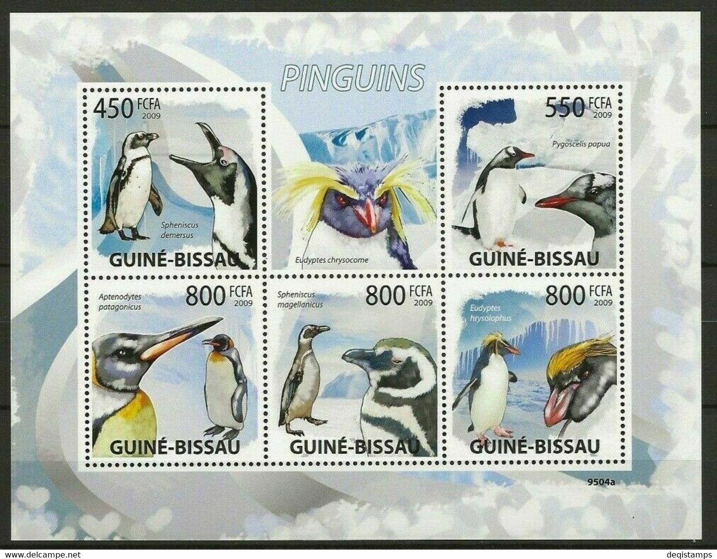 Guinea Bissau 2009 ☀ Wildlife Fauna Birds MS + SS ☀ MNH** - 3 Scans - Pájaros Cantores (Passeri)