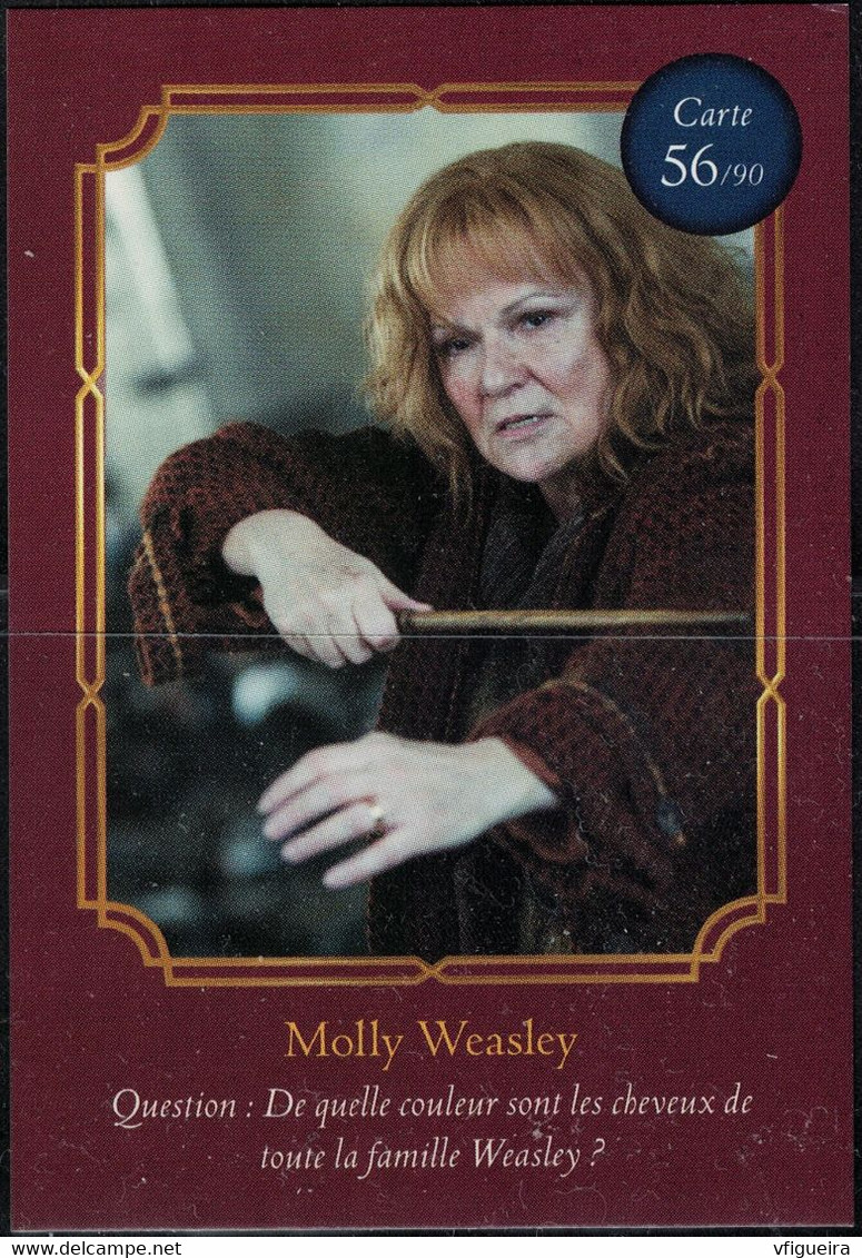 Carte Harry Potter Auchan Wizarding World Molly Weasley N° 56 - Harry Potter