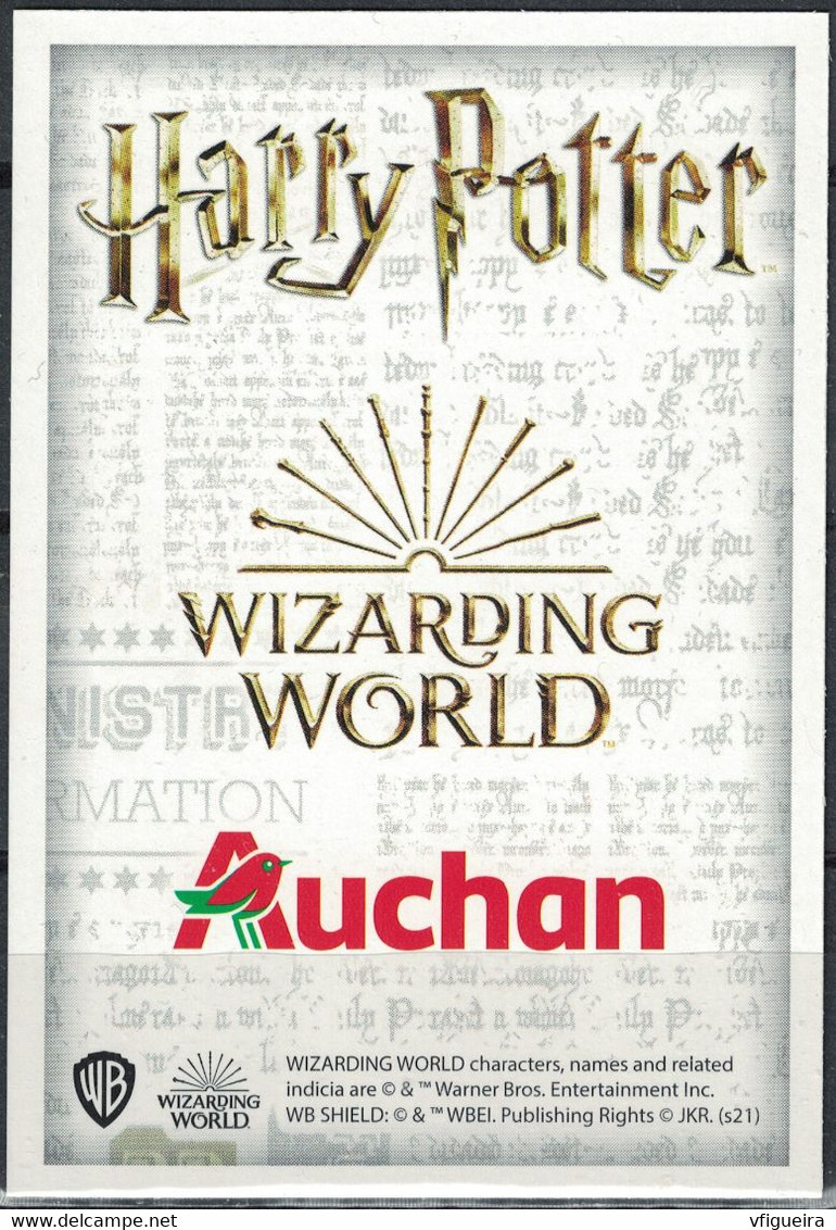 Carte Harry Potter Auchan Wizarding World Fred Weasley N° 74 - Harry Potter