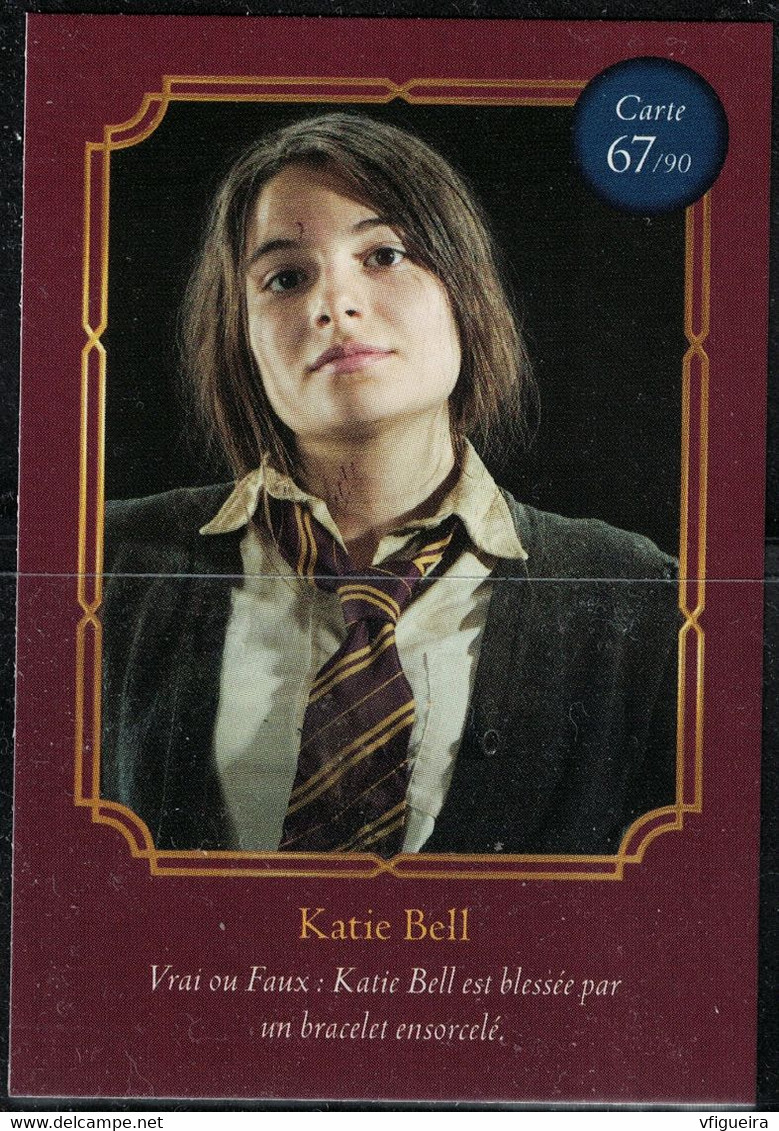 Carte Harry Potter Auchan Wizarding World Katie Bell N° 67 - Harry Potter