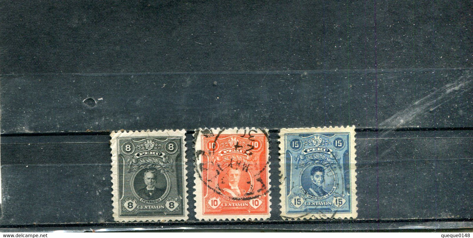 Pérou 1925-26 Yt 211-213 Série Courante - Perù