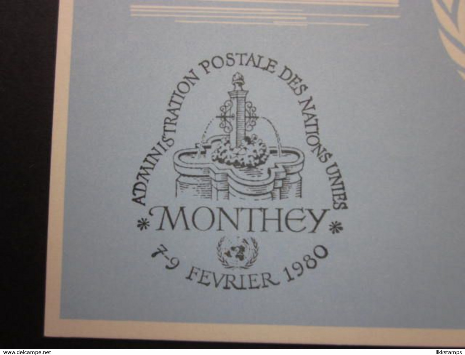 A RARE 1980 MONTHEY EXHIBITION SOUVENIR CARD WITH FIRST DAY OF EVENT CANCELLATION. ( 02246 ) - Storia Postale