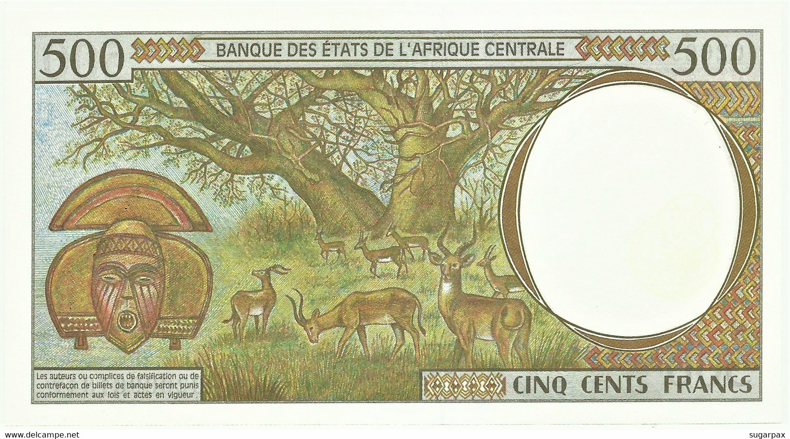 Cameroon - 500 FRANCS - 2002 - Pick 201E.h - UNC. - États De L'Afrique Centrale - Camerún