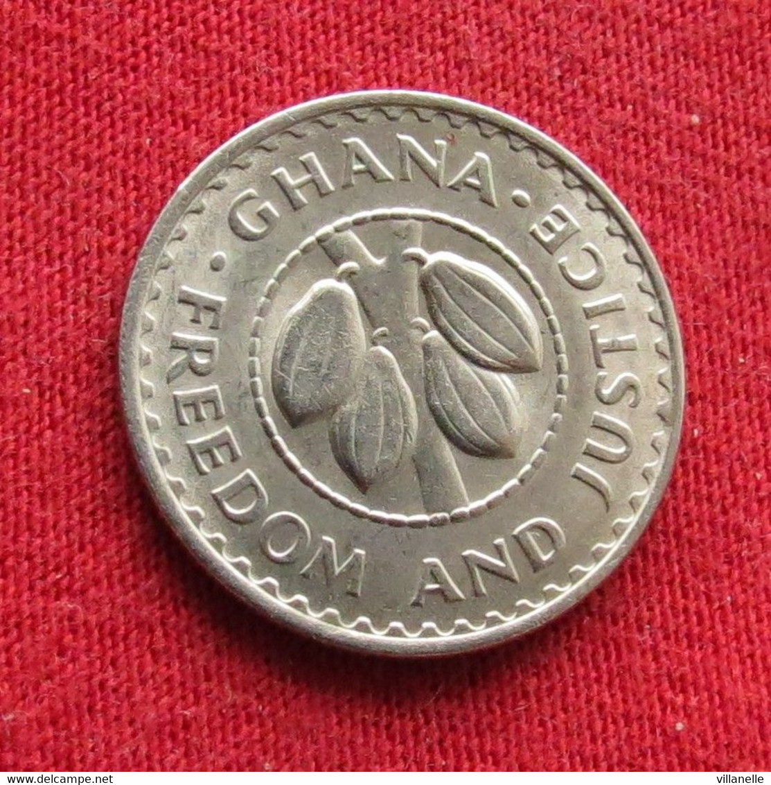 Ghana 5 Pesewas 1967 KM# 15 Lt 1143 *VT Gana - Ghana
