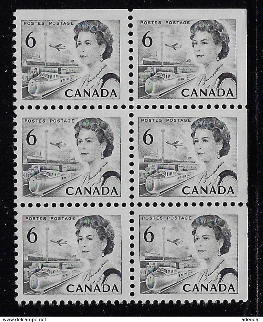 CANADA 1967-1973 SCOTT 460 BNA  STRAIGHT EDGE - Unused Stamps