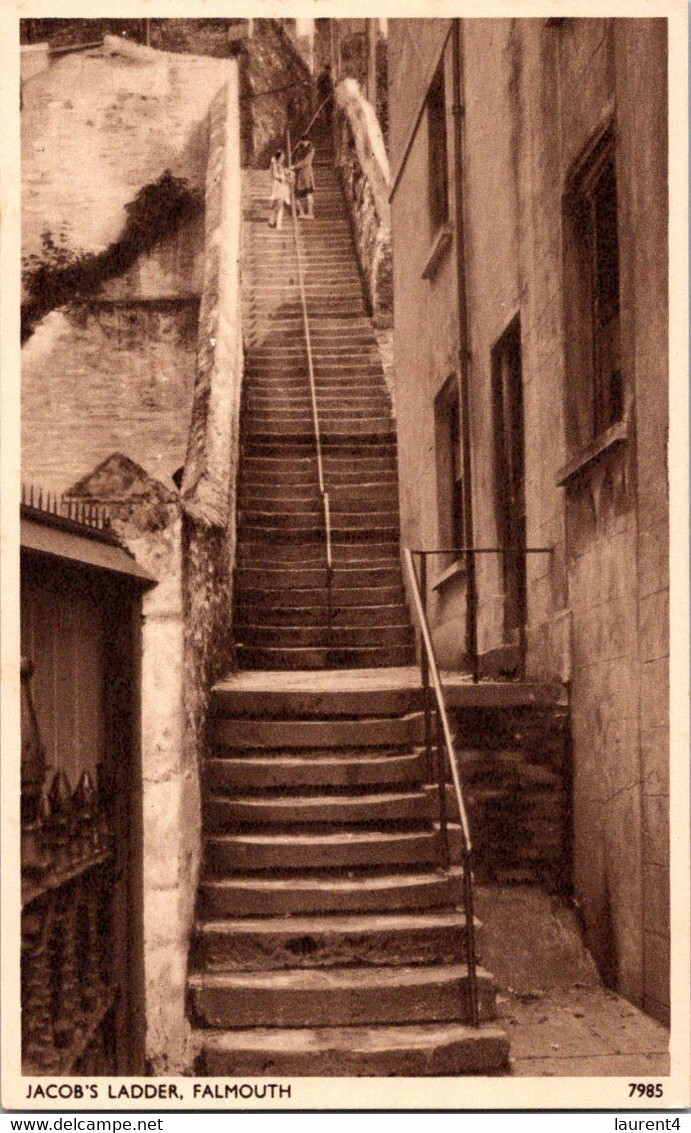 (5 A 25) (very Old Postcard) UK - Jacob's Ladder In Falmouth - Falmouth