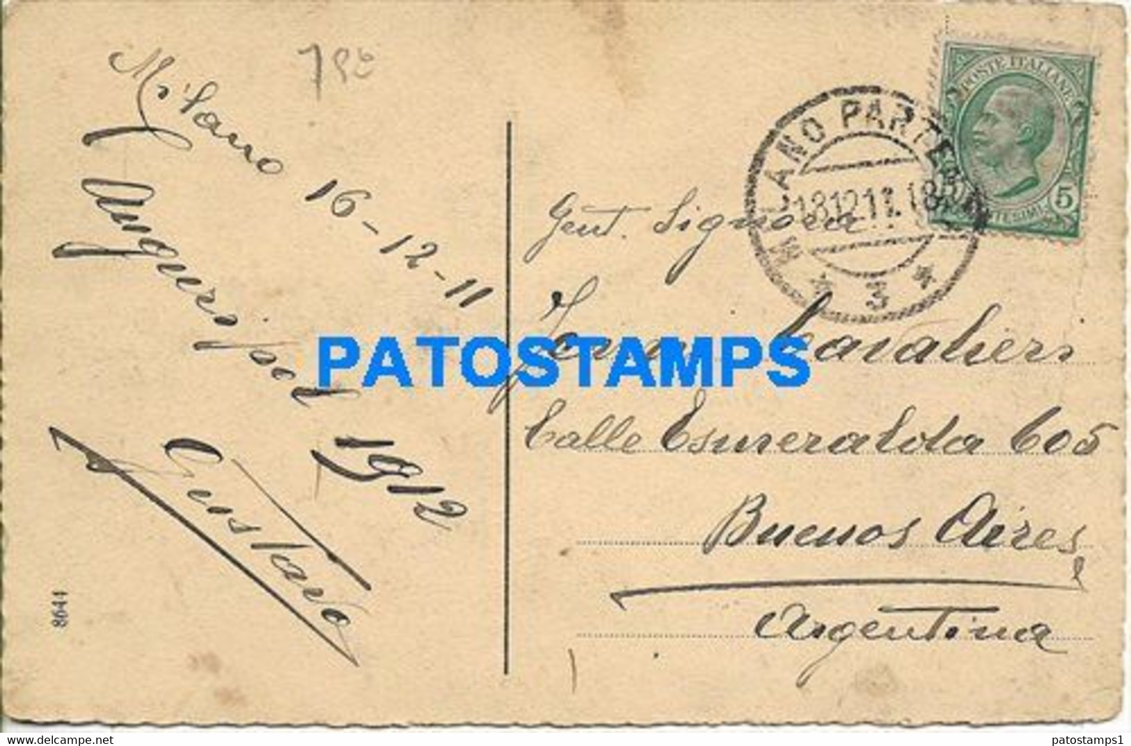 172301 ITALY MILANO MILAN LOMBARDIA SQUARE VERZIERE MARKET FRUIT BREAK CIRCULATED TO ARGENTINA POSTAL POSTCARD - Autres & Non Classés