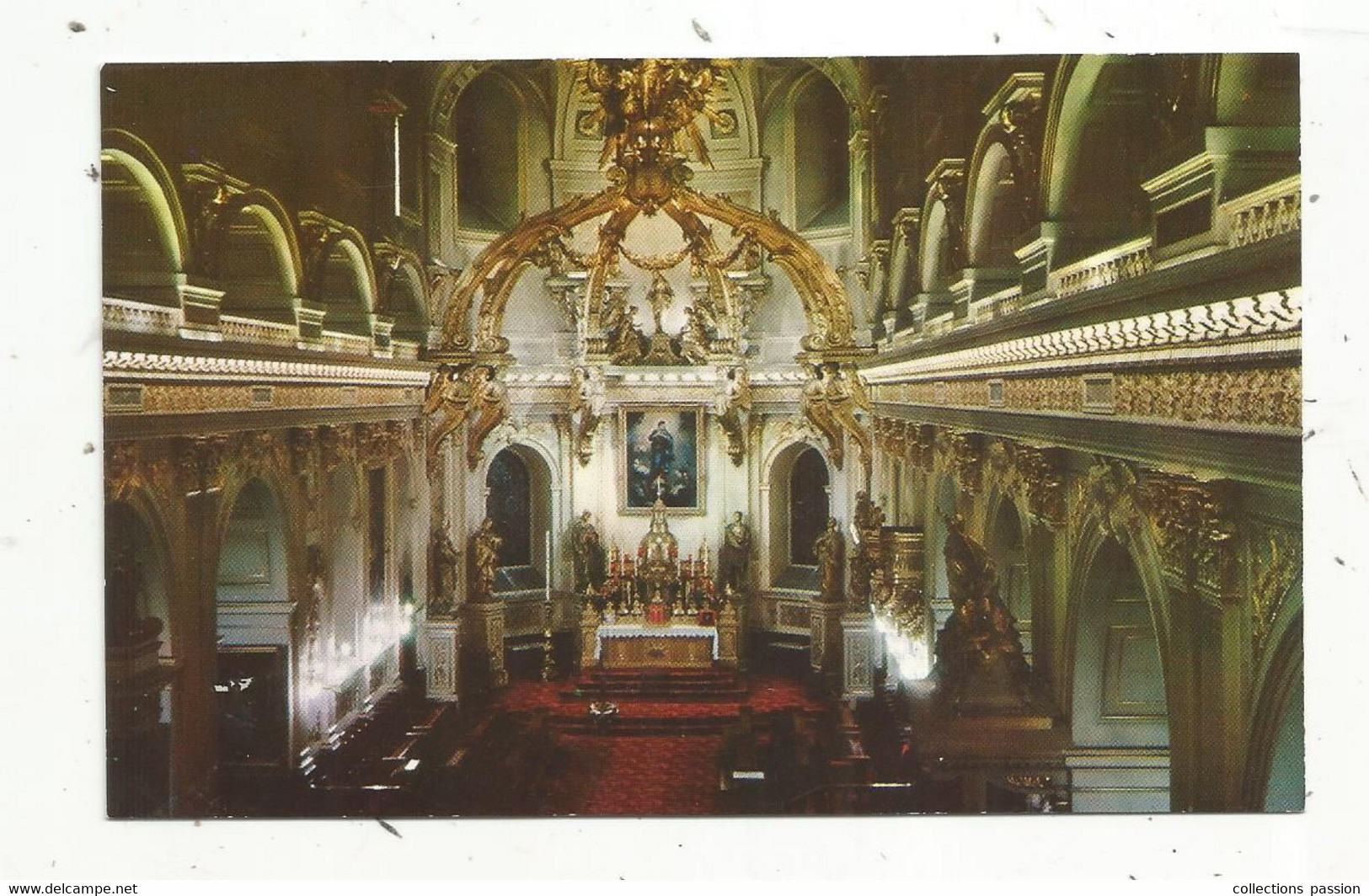 Cp, CANADA , QUEBEC , Interior Of The Basilica ,intérieur De La Basilique, écrite, Photo Laval Couët - Québec - La Cité